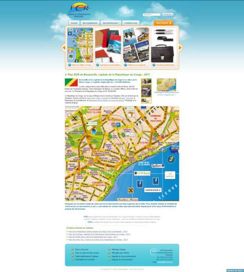 Carte interactive éditée par ECR Communication screenshot ecr