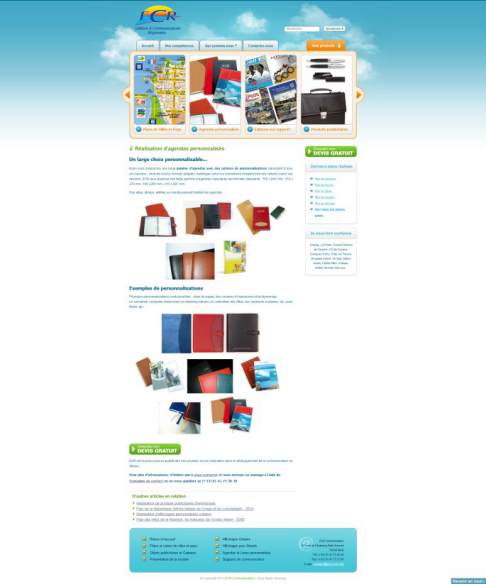 Présentation des agendas personnalisés screenshot ecr