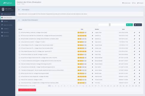Gestion complète des fiches de locataires screenshot happyrenting