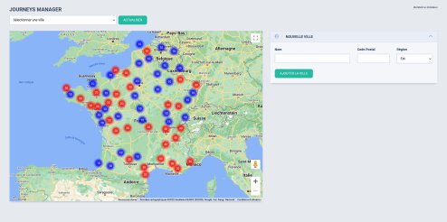 Espace d'administration - Création du parcours de jeu screenshot lupin